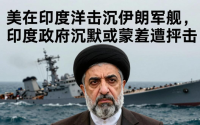 美在印度洋击沉伊朗军舰，印度政府沉默或蒙羞遭抨击